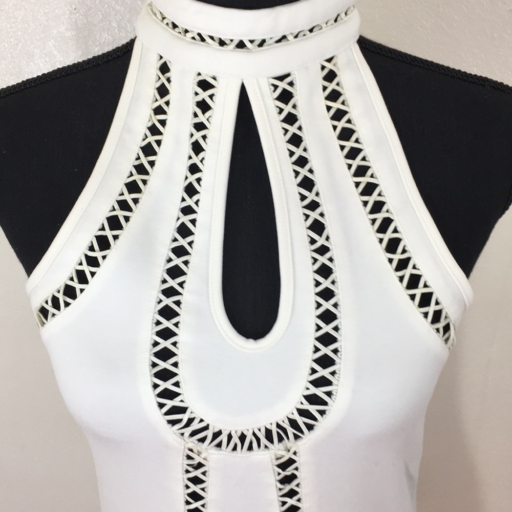 White Lac Bleu Short Dress